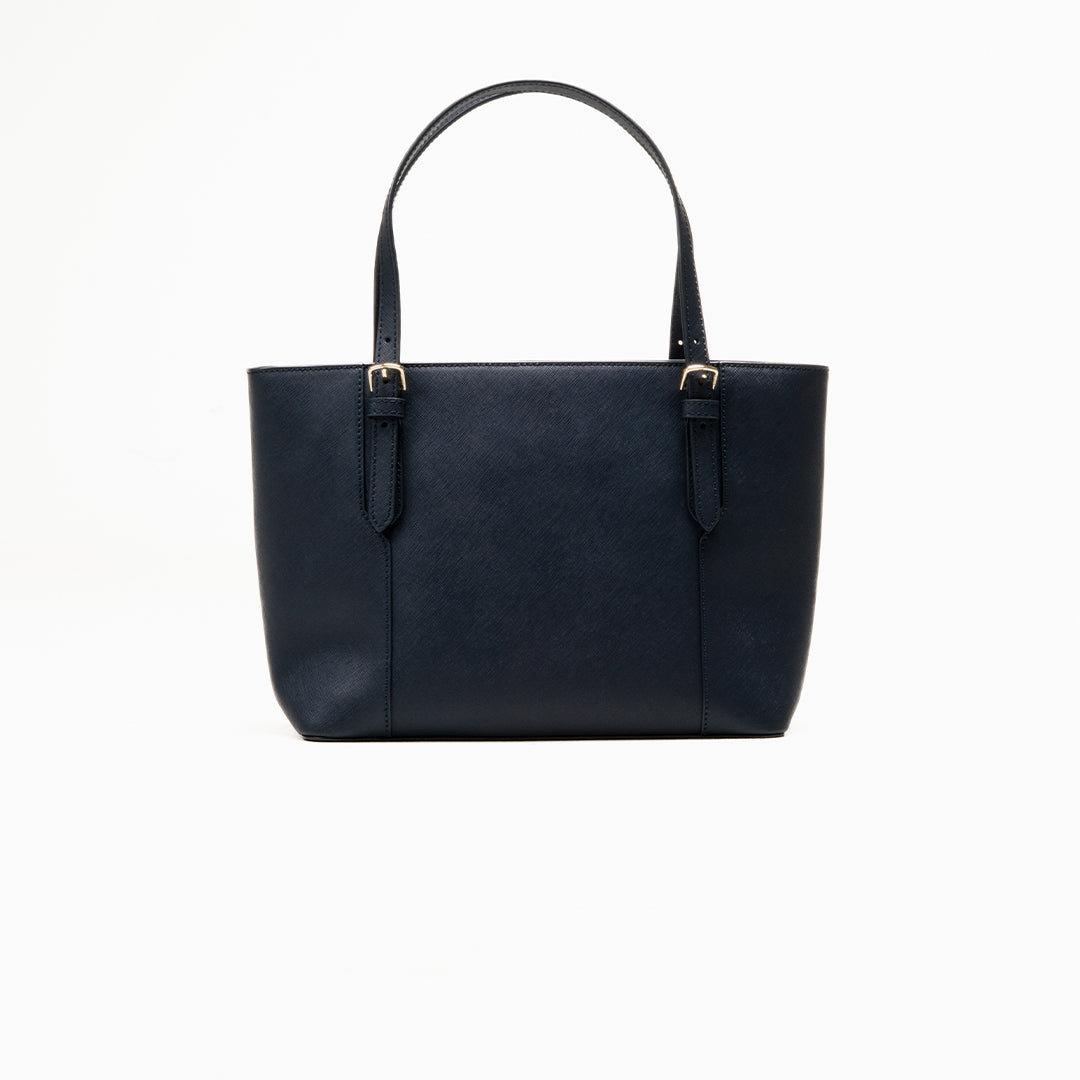 Bally Supra SM Totes in Leather-in-Navy-3-Bally Outlet