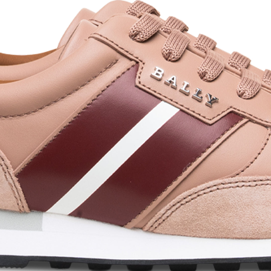 Glendy O Leather Sneakers-in-Pink-3-Bally Outlet