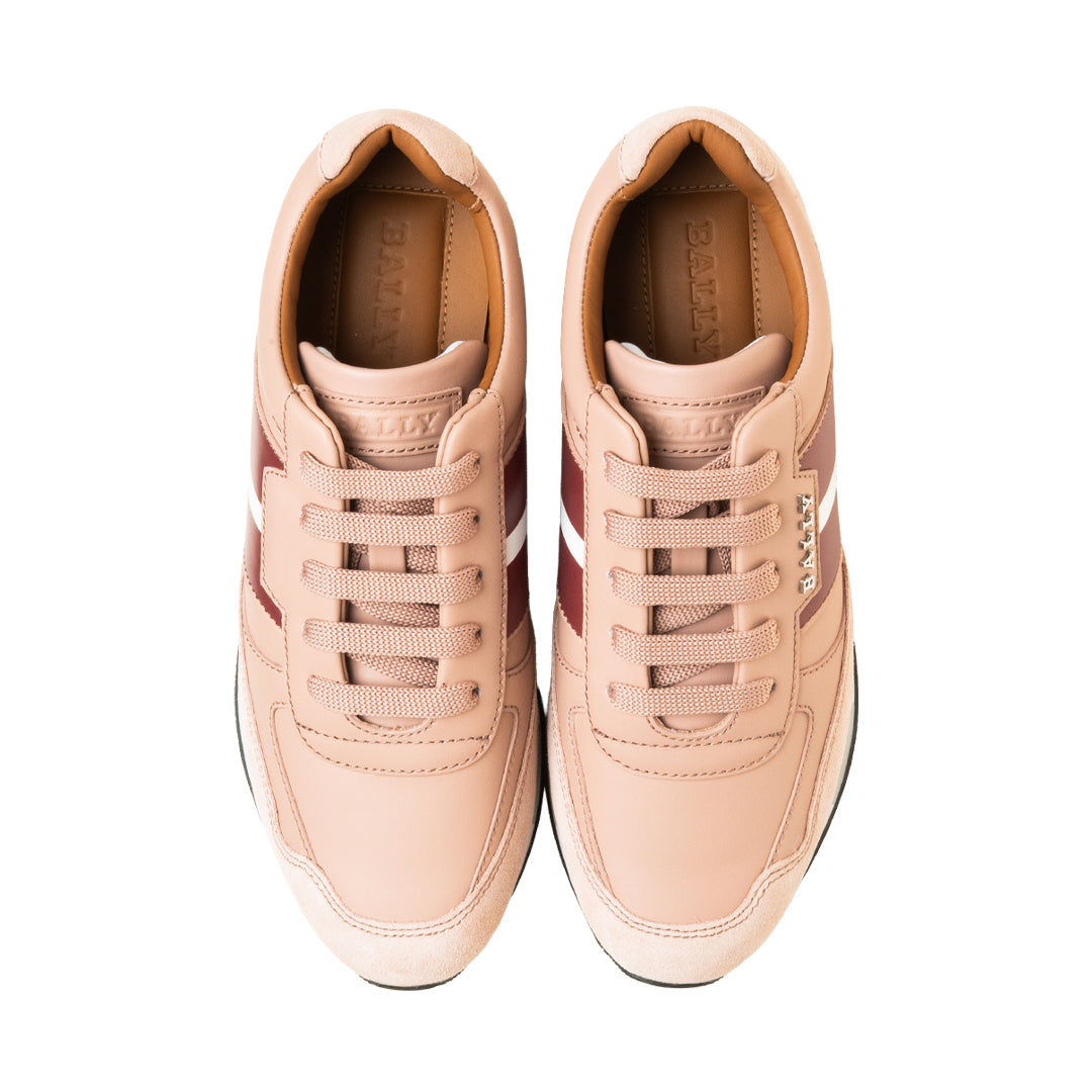 Glendy O Leather Sneakers-in-Pink-4-Bally Outlet