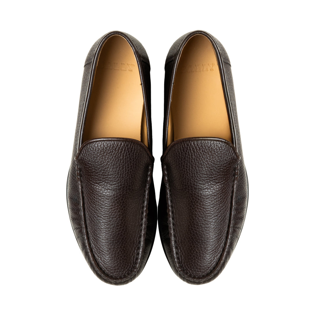 Craxon O Leather Loafers-in-Brown-2-Bally Outlet