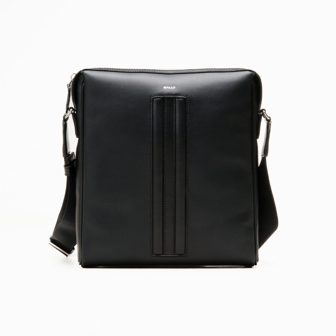 Bally Mythos Crossbody Bag in Leather-in-Black-1-Bally Outlet