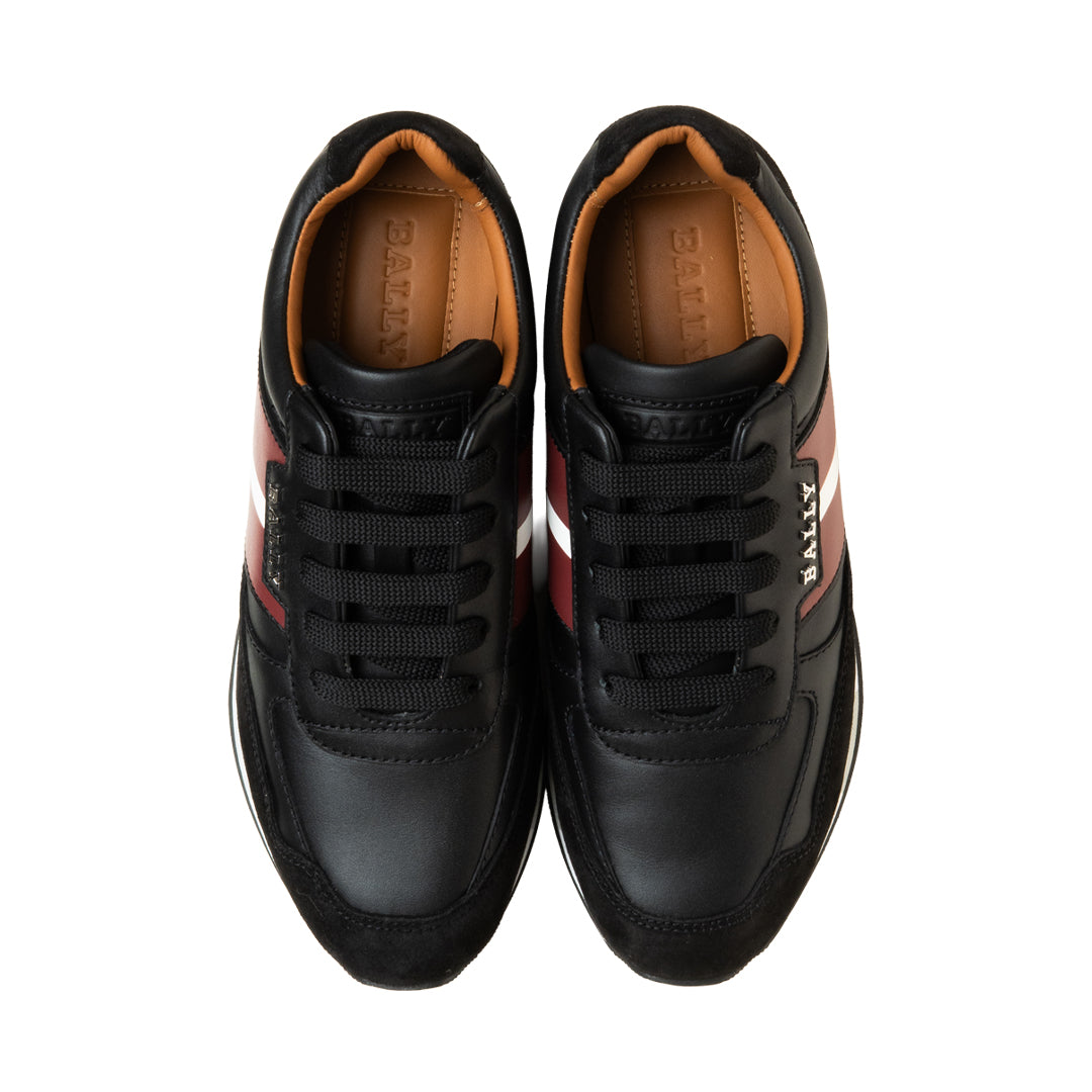 Glendy O Leather Sneakers-in-Black-4-Bally Outlet