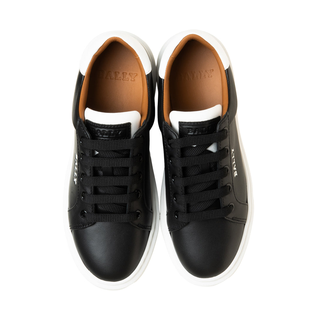 Clarys O Sneakers in Leather-in-Black-4-Bally Outlet