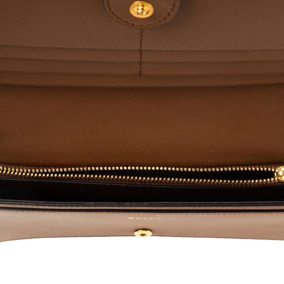 Code OC Travel Wallet-in-Brown-4-Bally Outlet