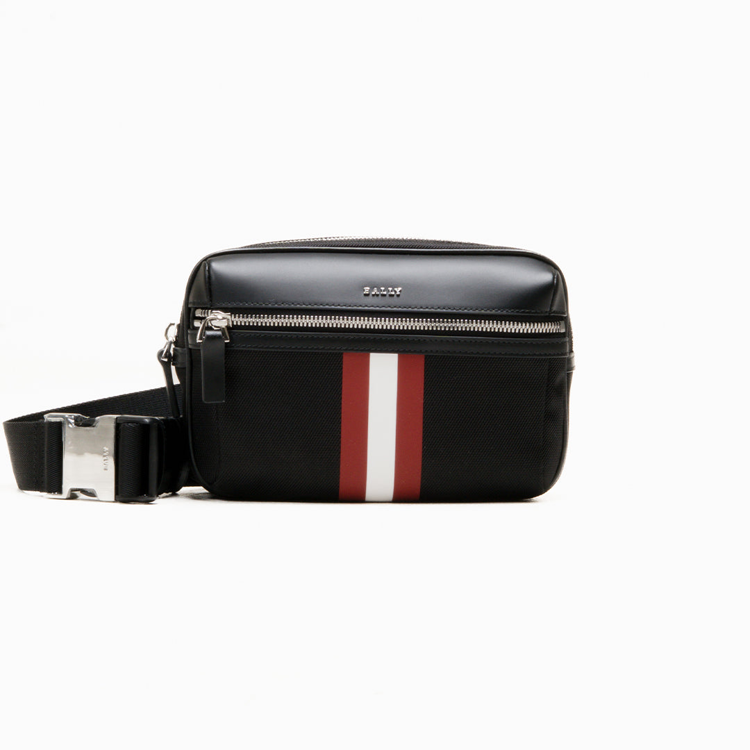 Bally Thate Crossbody Bag in Leather-in-Black-1-Bally Outlet