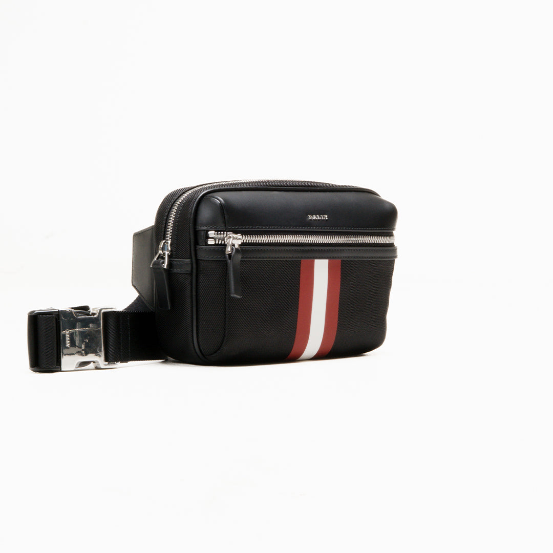 Bally Thate Crossbody Bag in Leather-in-Black-2-Bally Outlet