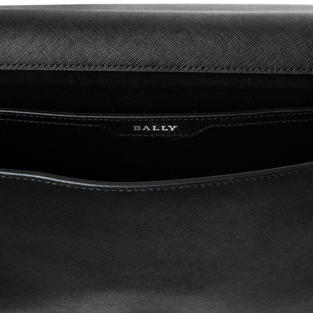 Damion.O Leather Messenger Bag-in-Black-4-Bally Outlet