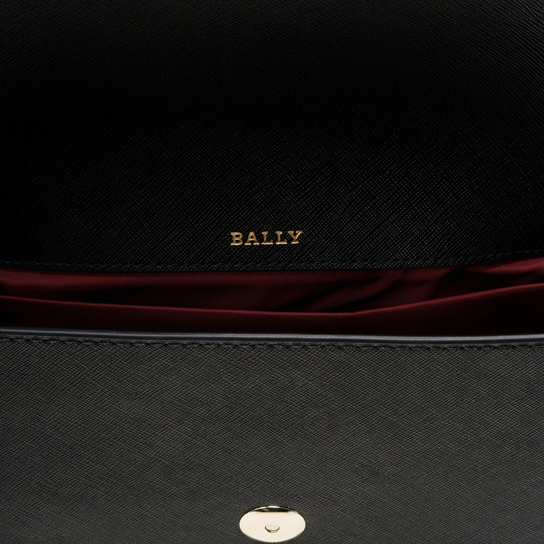 Bally Seliah Crossbody Bag in Leather-in-Black-4-Bally Outlet