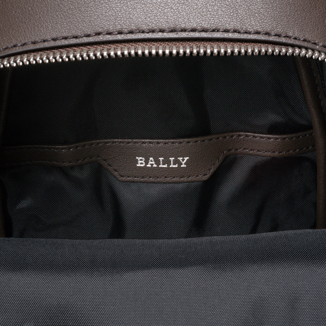 Bally Harrey Crossbody Bag in Leather-in-Brown-4-Bally Outlet