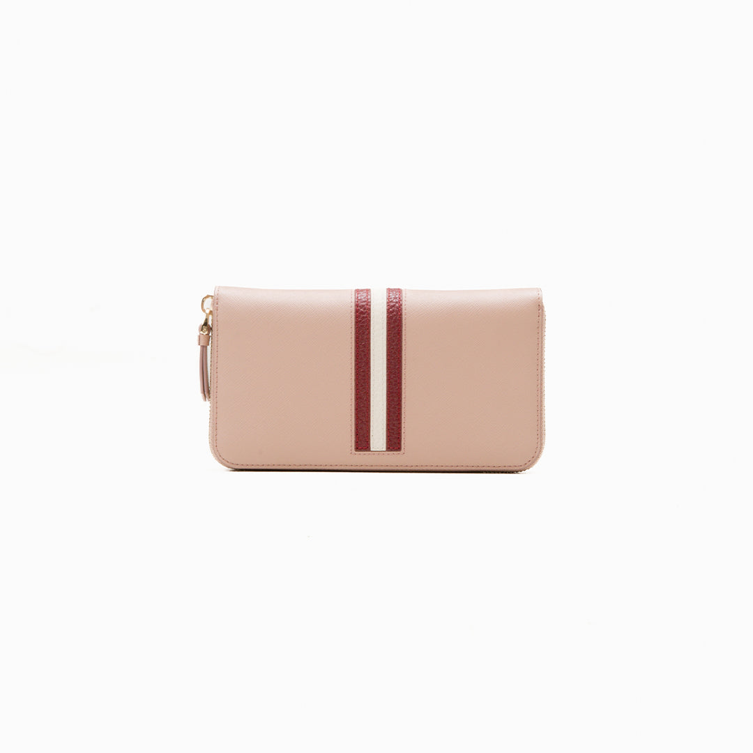 Bally Sorissa Wallet in Leather-in-Pink-2-Bally Outlet