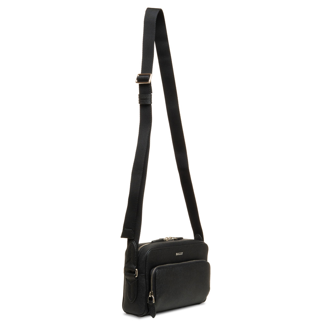 Darbi.O Leather Messenger Bag-in-Black-3-Bally Outlet