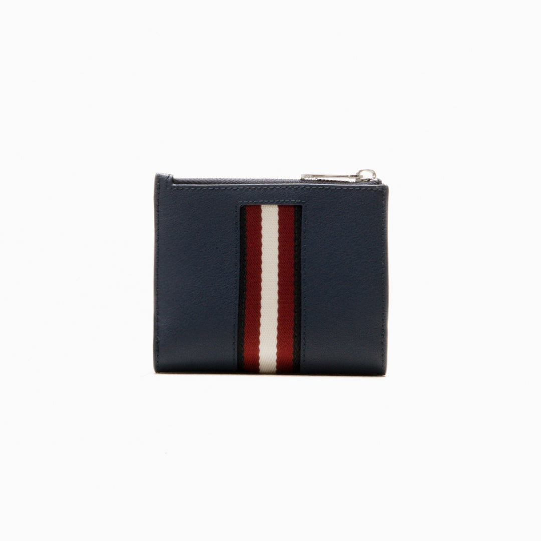 Bally Herne Wallet in Leather-in-Navy-2-Bally Outlet