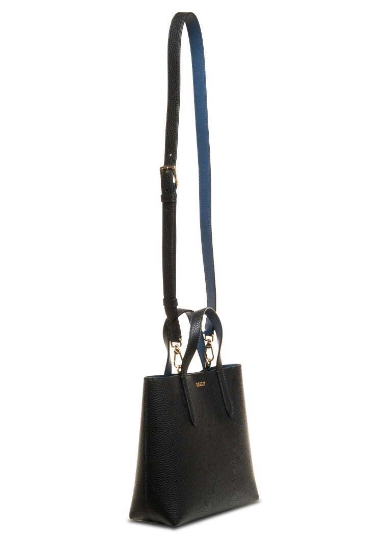 Rory Tote Bag Leather-in-Black-5-Bally Outlet