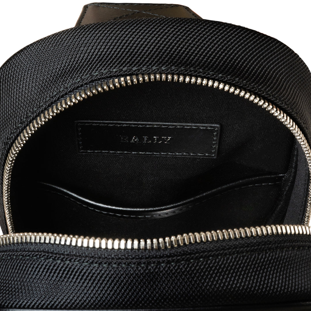 Terrel.O Leather Sling Bag-in-Black-4-Bally Outlet