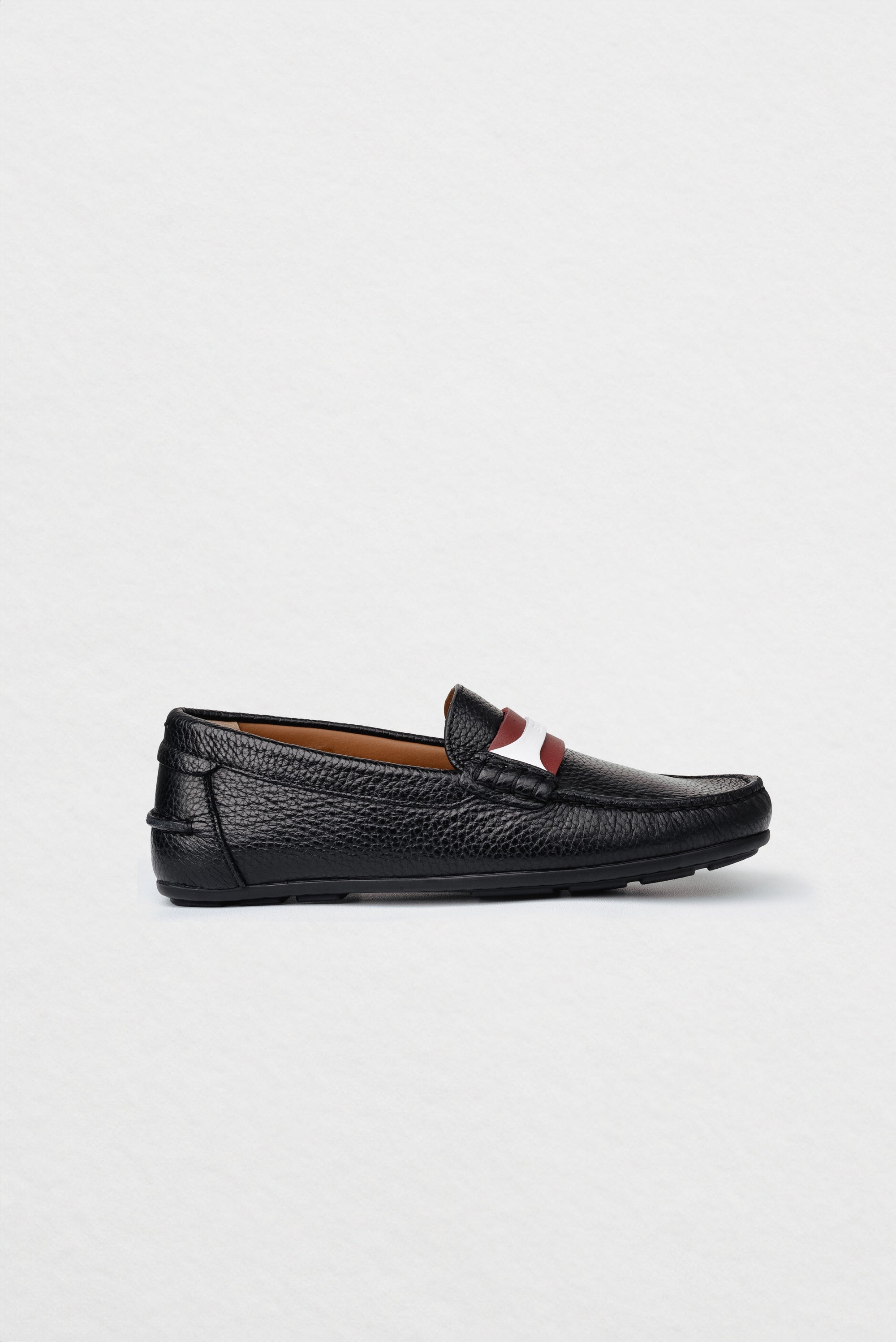 Bally Clay Driver in Grained Leather-in-Multi-2-Bally Outlet