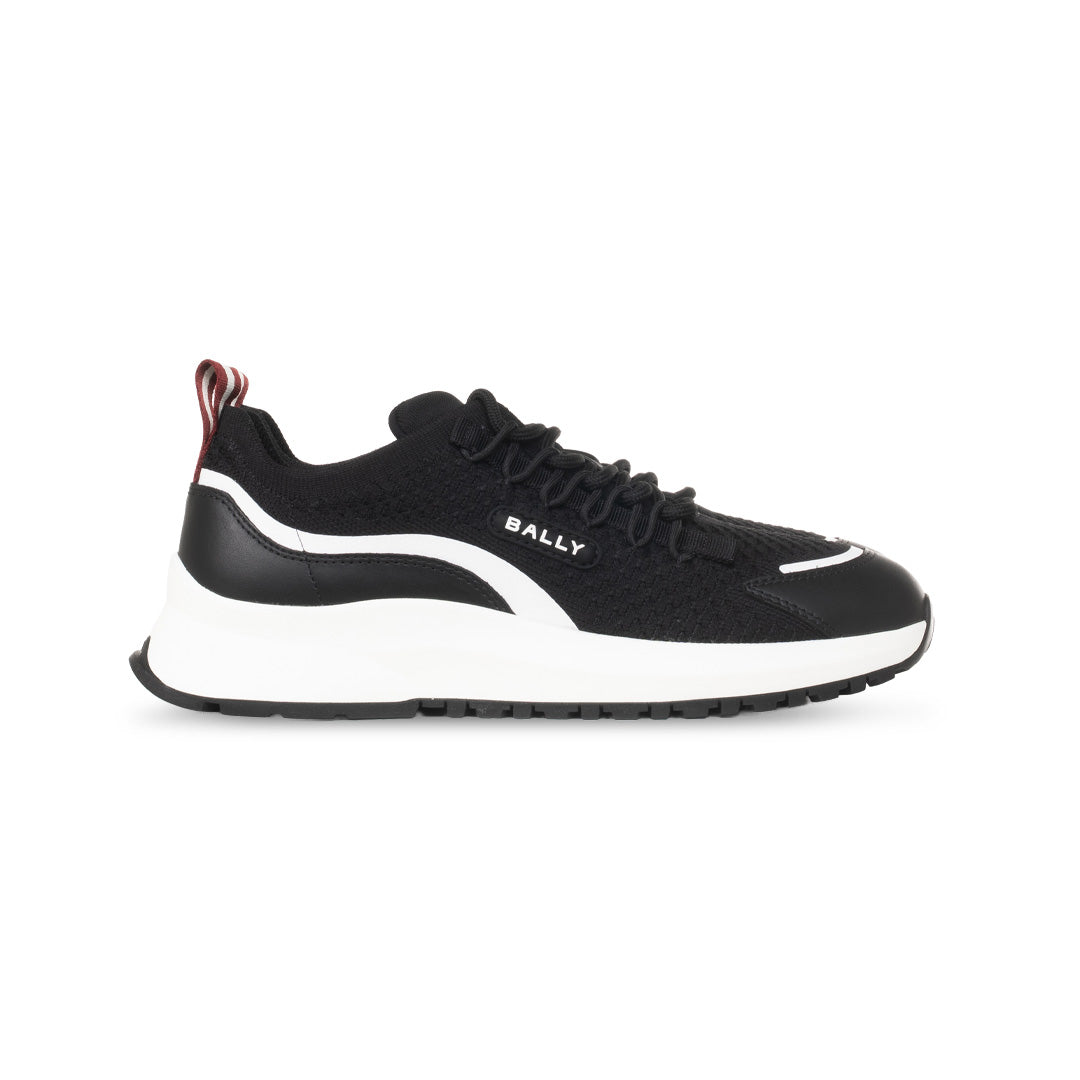 Bally Outline Sneaker in Black Nylon-in-Black-1-Bally Outlet