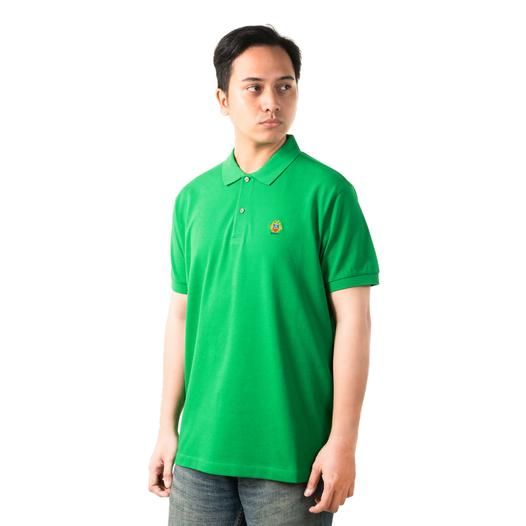 Bally Polo Shirt in Cotton-in-Green-1-Bally Outlet