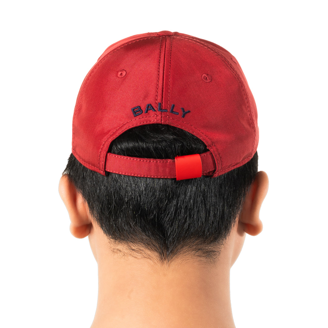 Bally Baseball Cap Bally Crest Logo-in-Red-4-Bally Outlet