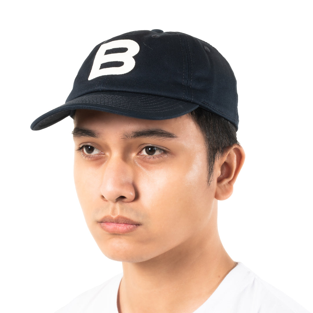Bally Bally B Baseball Cap-in-Navy-2-Bally Outlet