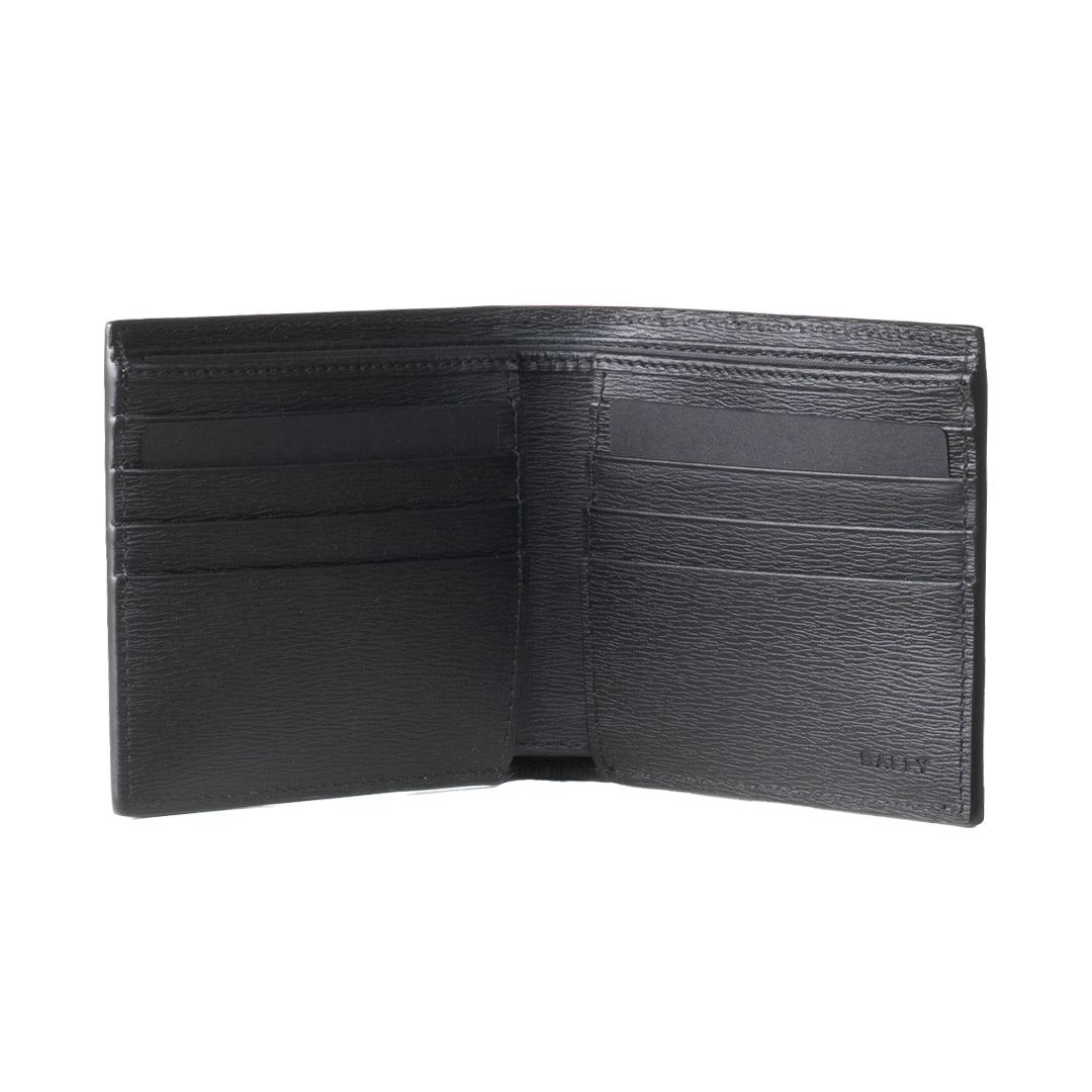 CRS Bifold ID N Leather Wallet-in-Black-3-Bally Outlet