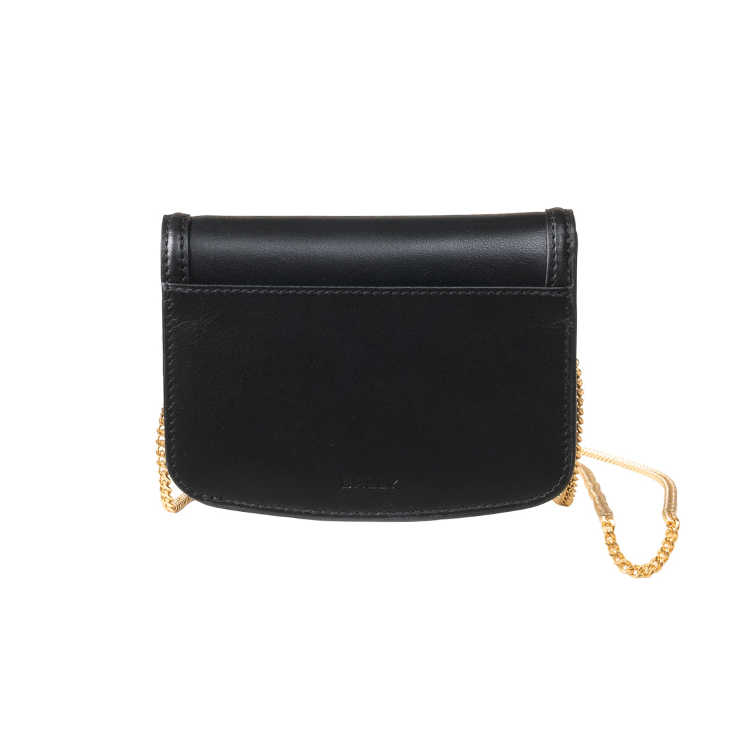 Bally Deco Compact Leather Wallet-in-Black-2-Bally Outlet