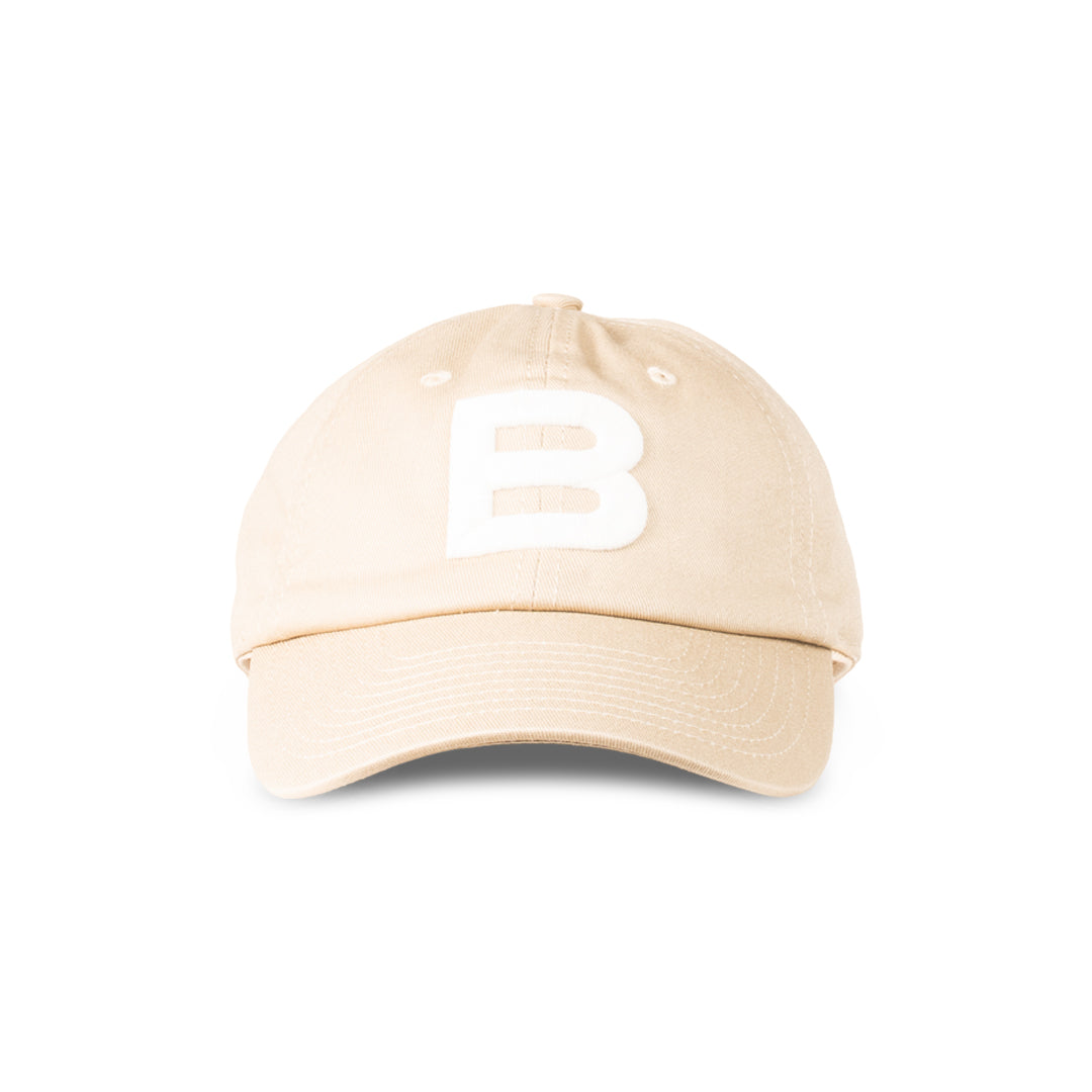Bally Bally B Baseball Cap-in-Beige-1-Bally Outlet