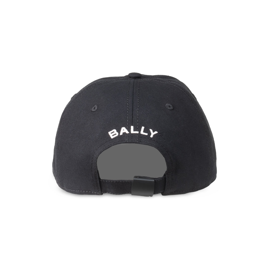 Bally Bally Baseball Hat with Crest Logo-in-Black-7-Bally Outlet