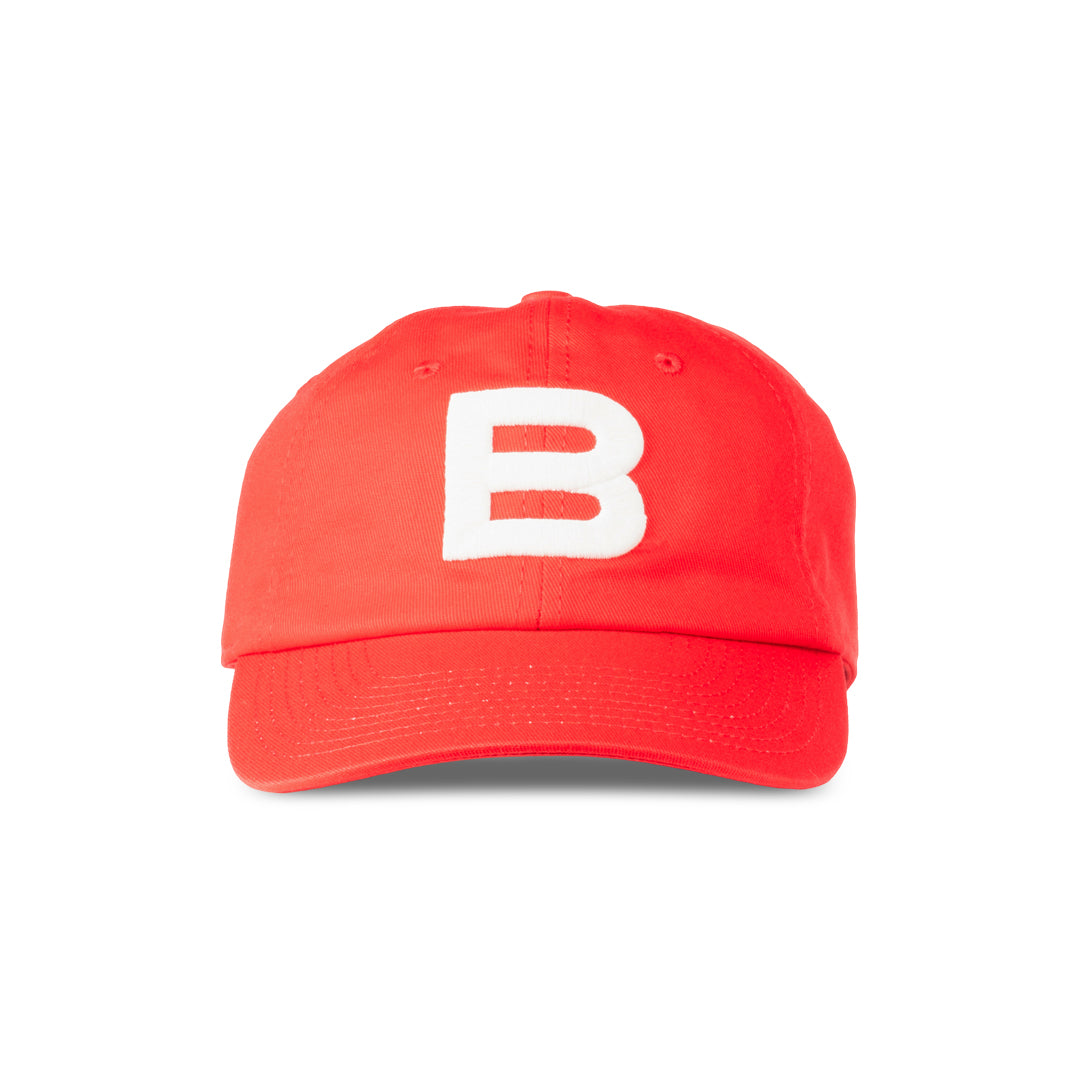 Bally Bally B Baseball Cap-in-Red-1-Bally Outlet