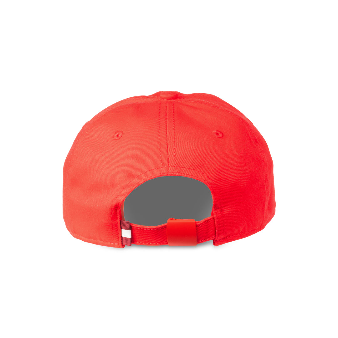 Bally Bally B Baseball Cap-in-Red-7-Bally Outlet