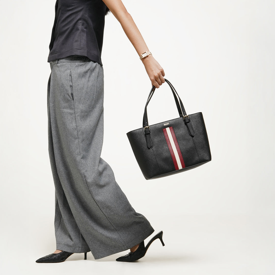 Bally Supra SM Totes in Leather-in-Black-6-Bally Outlet