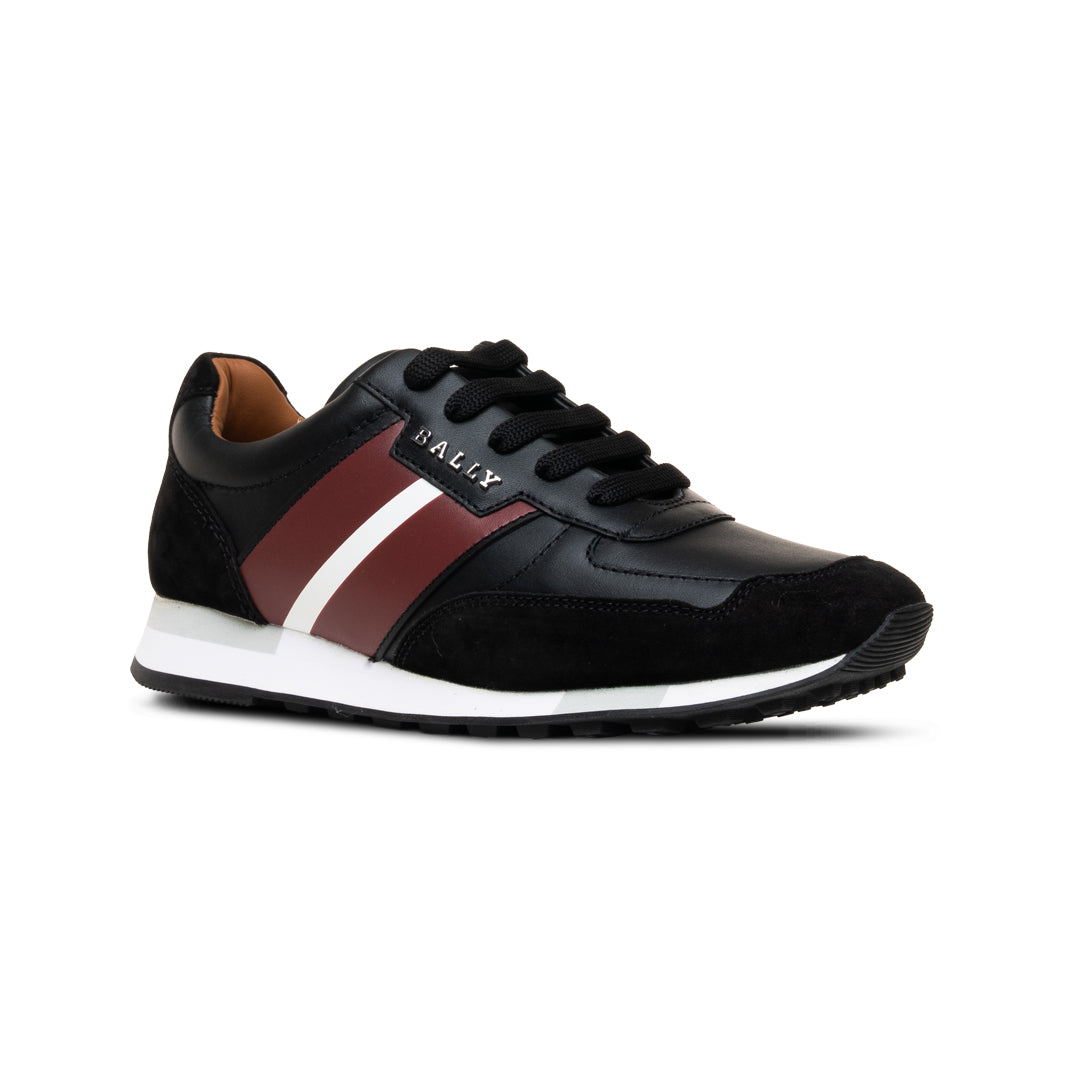 Glendy O Leather Sneakers-in-Black-2-Bally Outlet