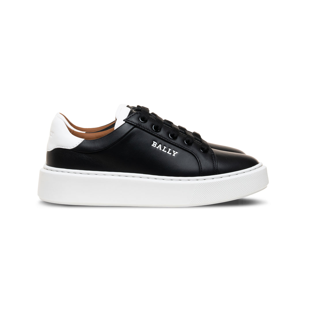 Clarys O Sneakers in Leather-in-Black-1-Bally Outlet