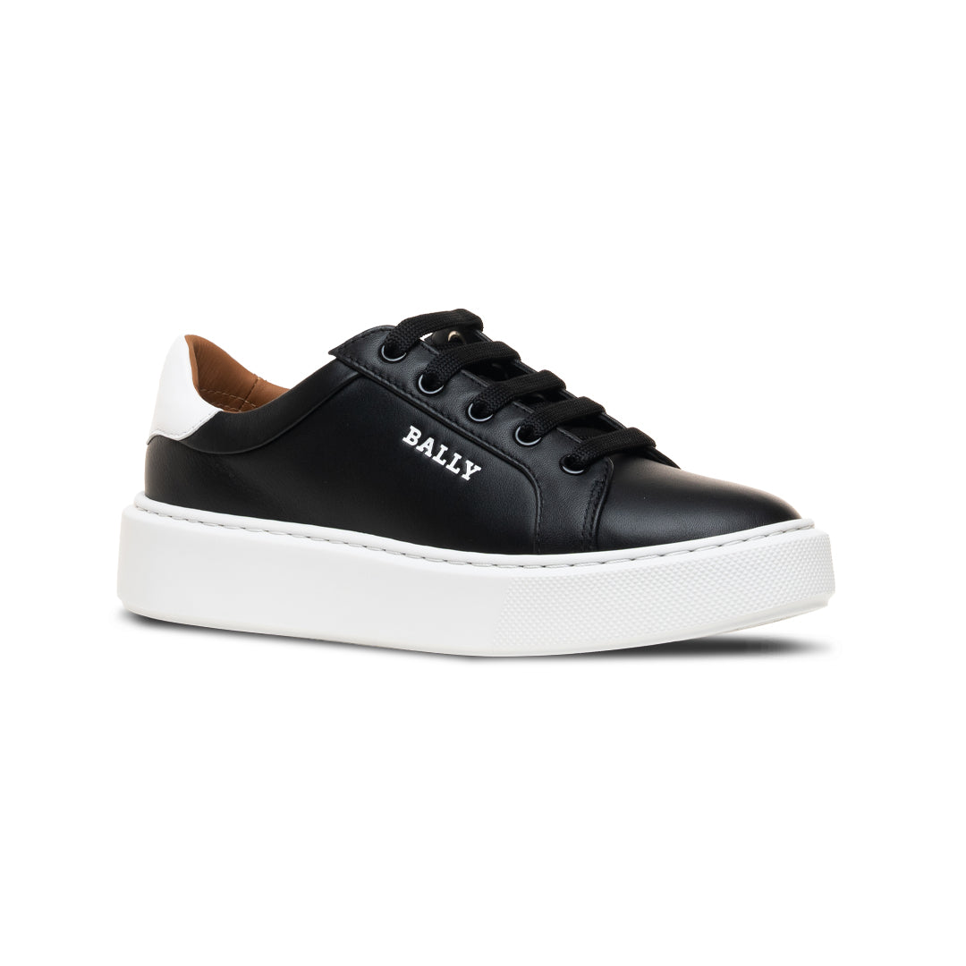 Clarys O Sneakers in Leather-in-Black-2-Bally Outlet
