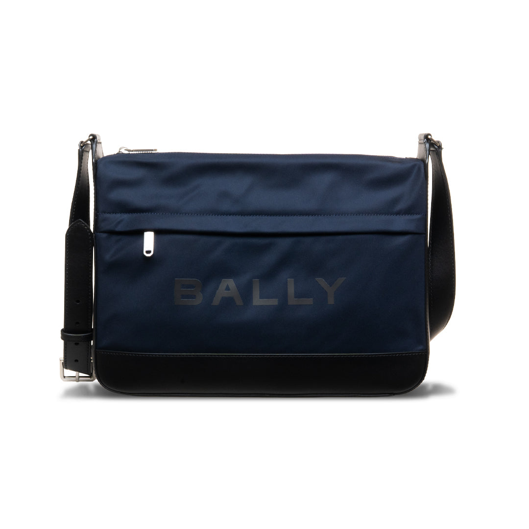 Bar Messenger Bag-in-Navy-1-Bally Outlet