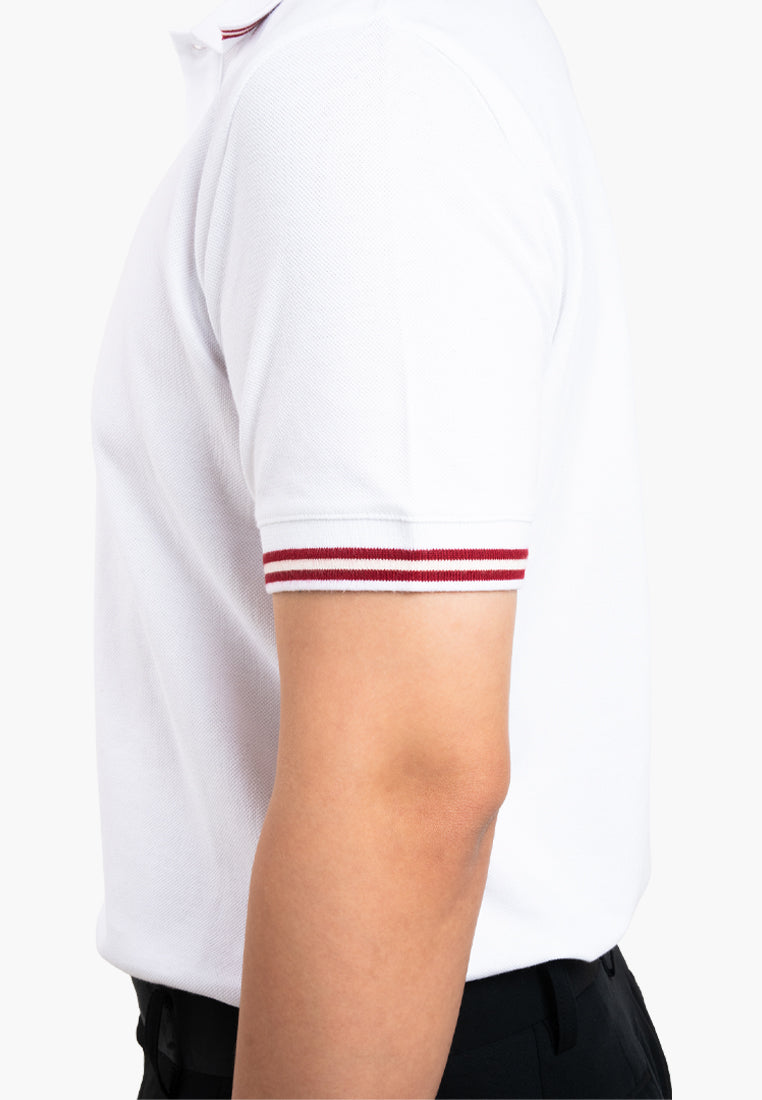 Bally Signature Stripe Polo-in-White-3-Bally Outlet