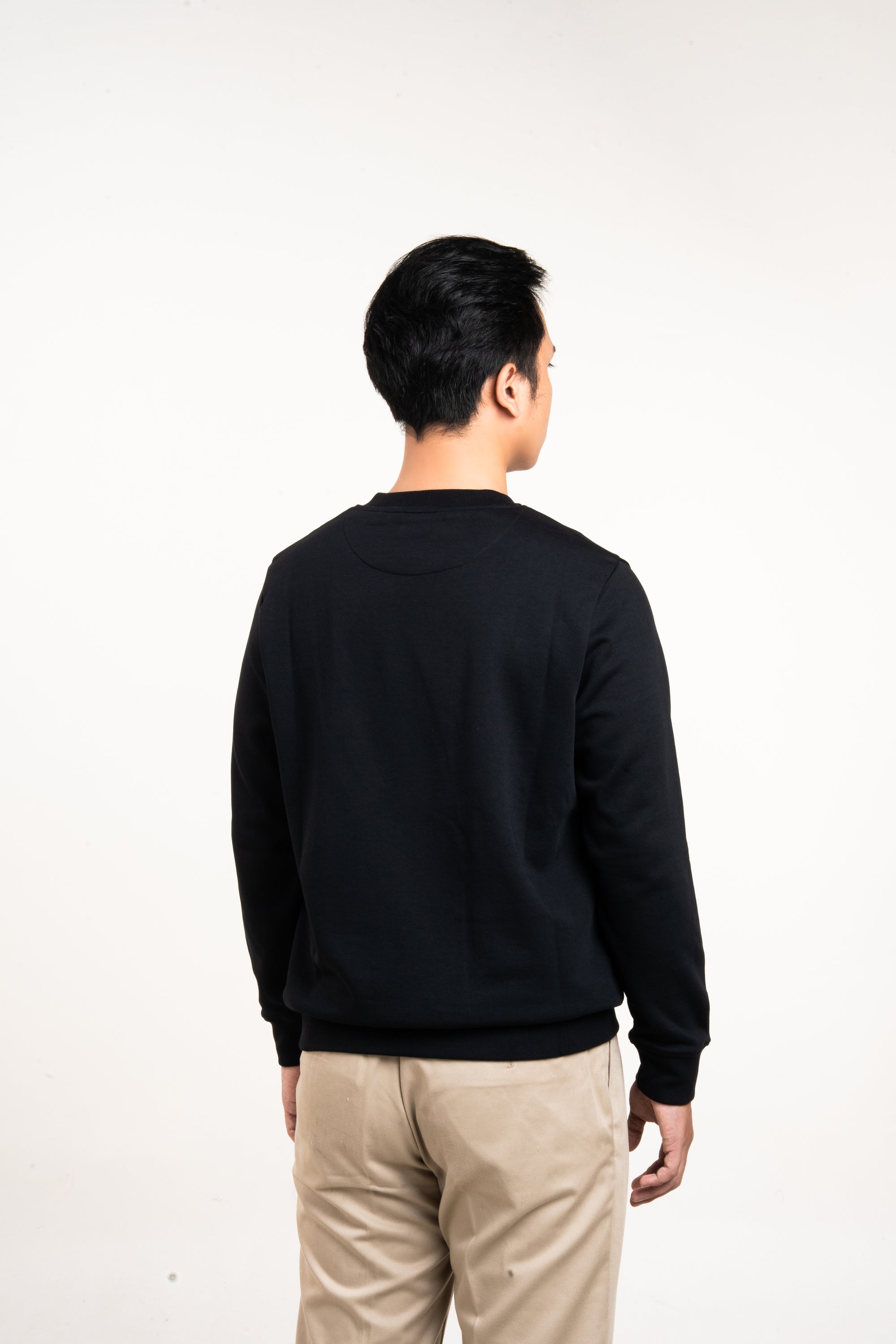 Bally 1851 Logo Sweatshirt-in-Black-4-Bally Outlet