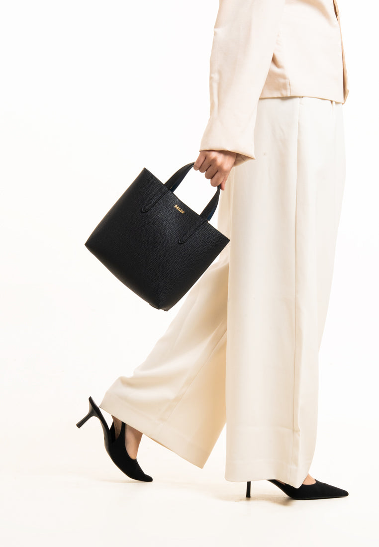Rory Tote Bag Leather-in-Black-2-Bally Outlet