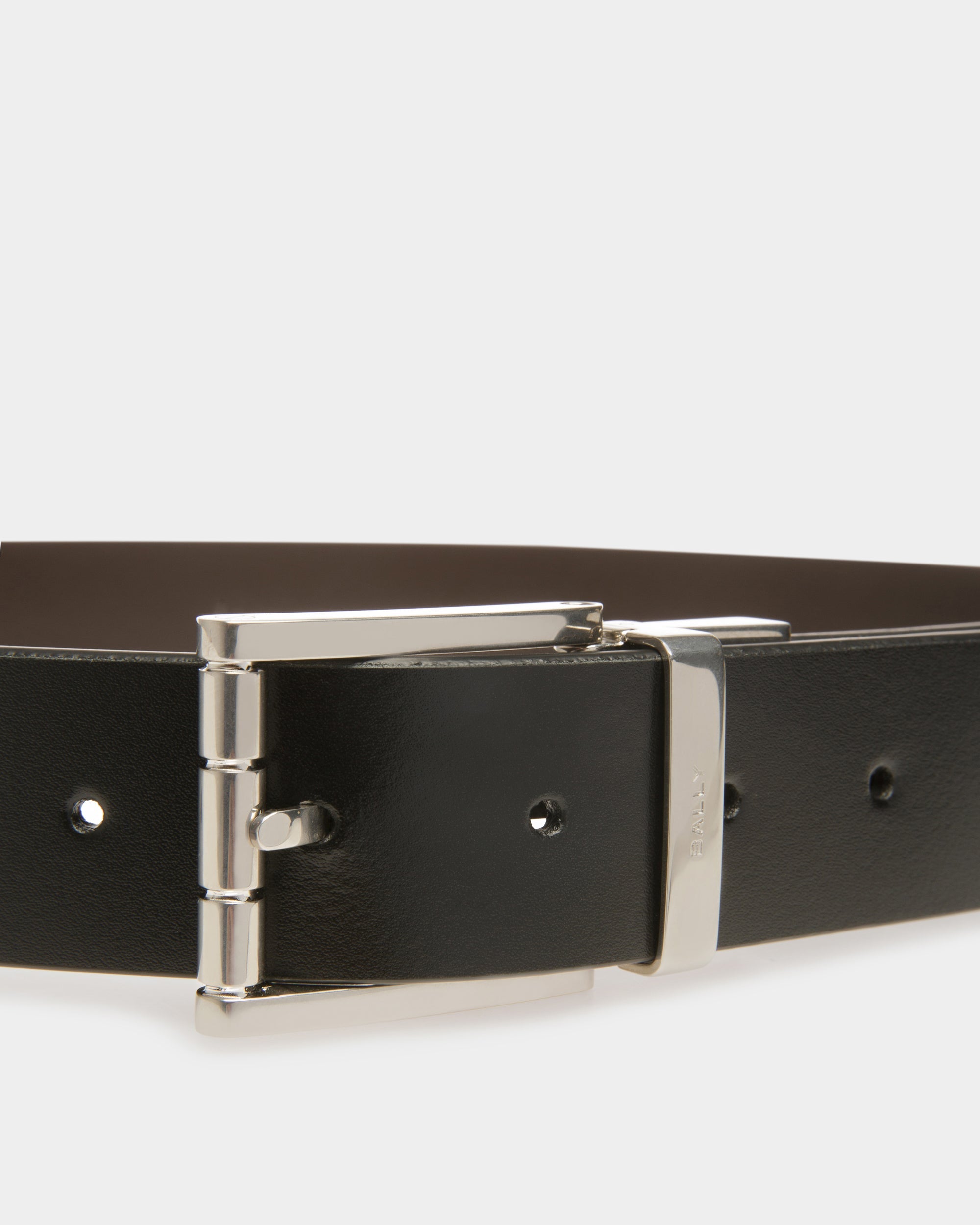 Dress Belt In Black Leather-6304553-(3)-Bally Indonesia.