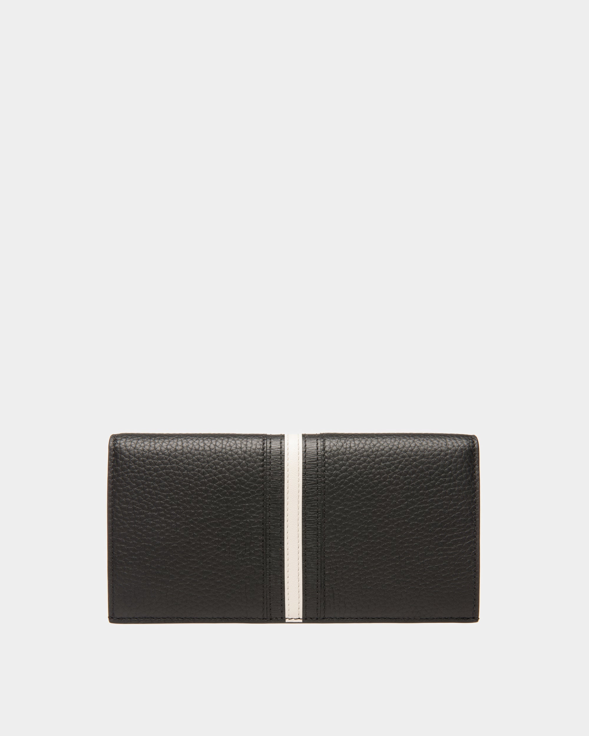 Bally Ribbon Continental Wallet In Black Leather-in-Black-2-Bally Outlet