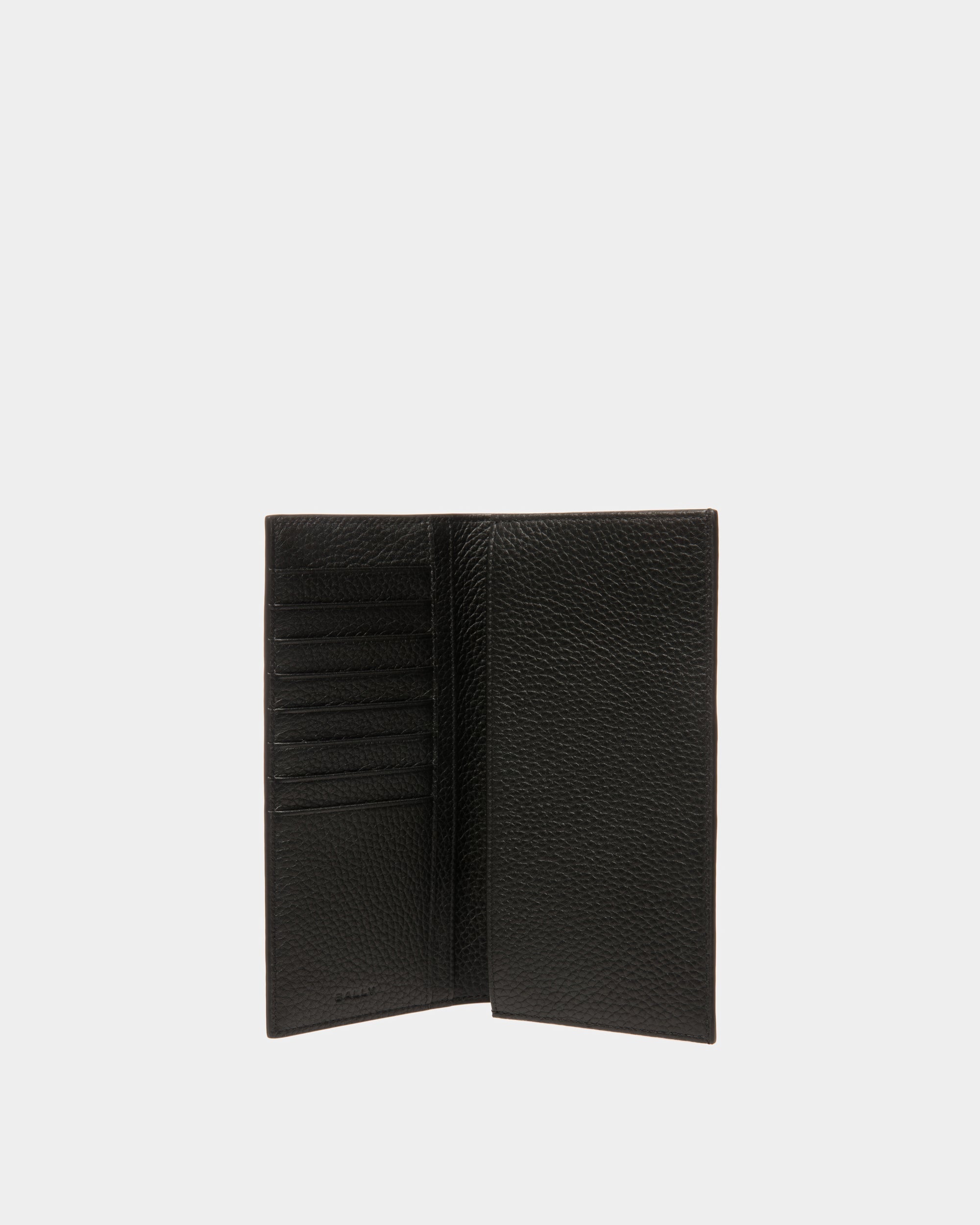 Bally Ribbon Continental Wallet In Black Leather-in-Black-4-Bally Outlet