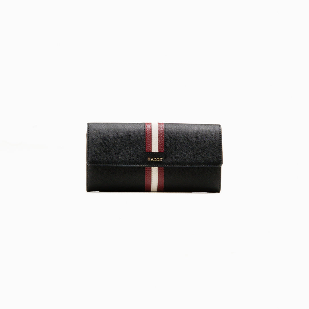 Bally Siensa Wallet in Leather-in-Black-1-Bally Outlet