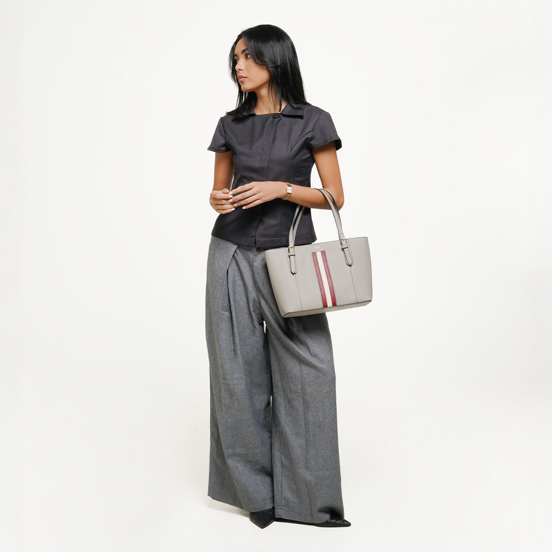Bally Supra SM Totes in Leather-in-Grey-8-Bally Outlet
