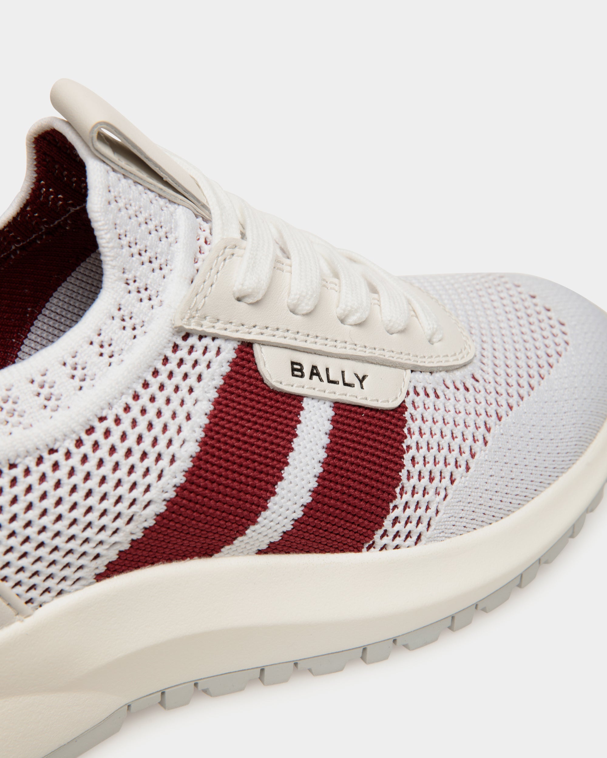 Bally Outline Darnell Sneaker Knit-in-White-5-Bally Outlet