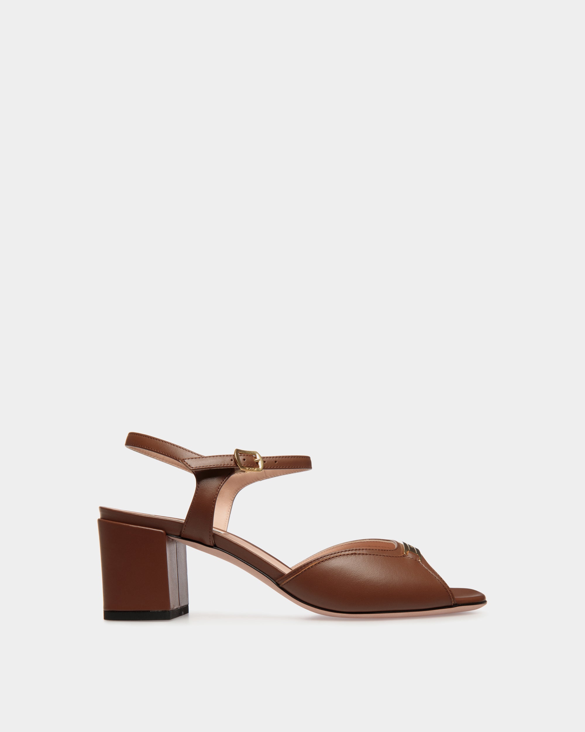 Bally Deco Sandal in Leather-in-Brown-1-Bally Outlet