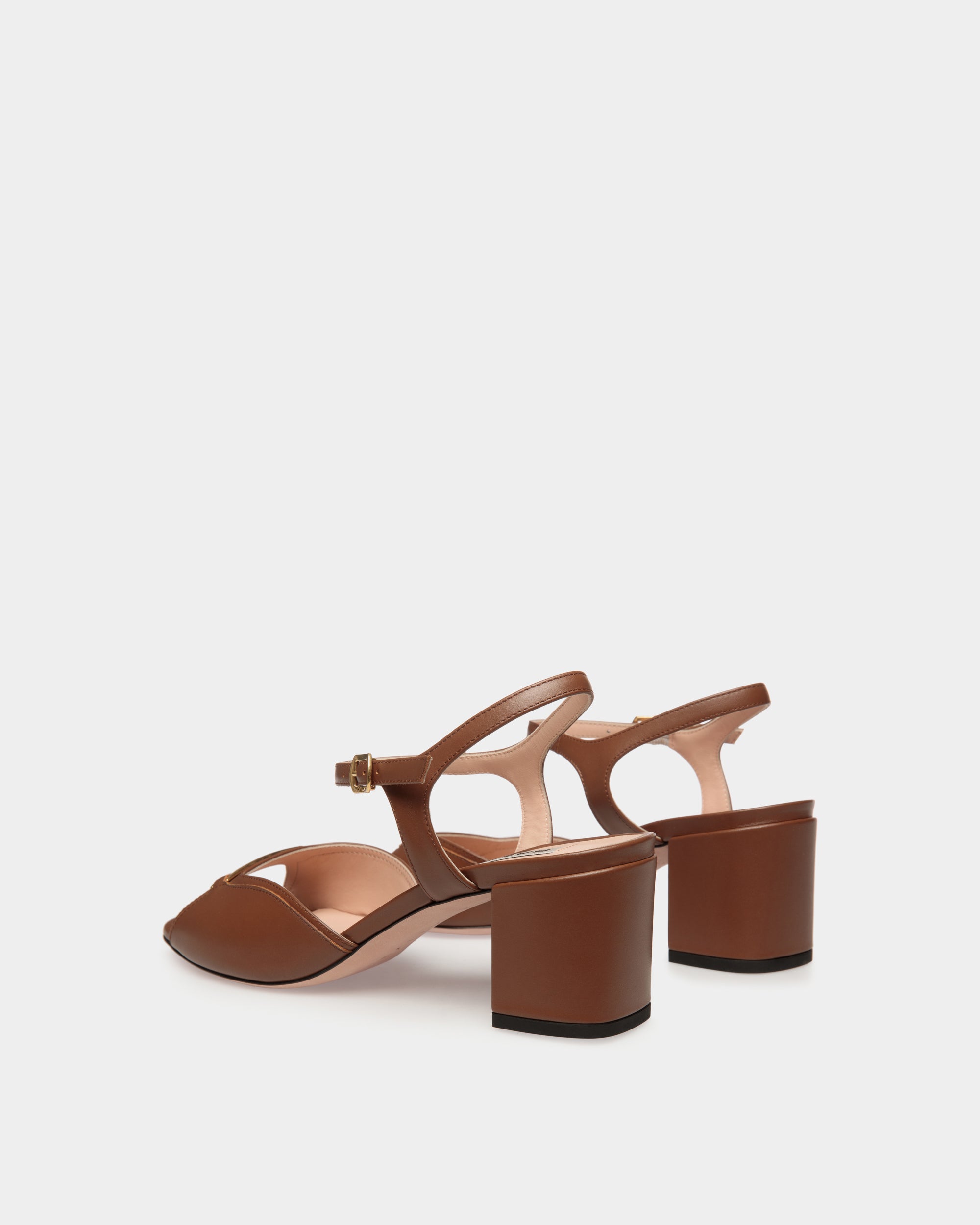 Bally Deco Sandal in Leather-in-Brown-4-Bally Outlet